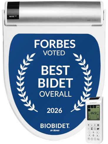 Vortex Hydro-Flush Electronic Heated Bidet Toilet Seat - Round