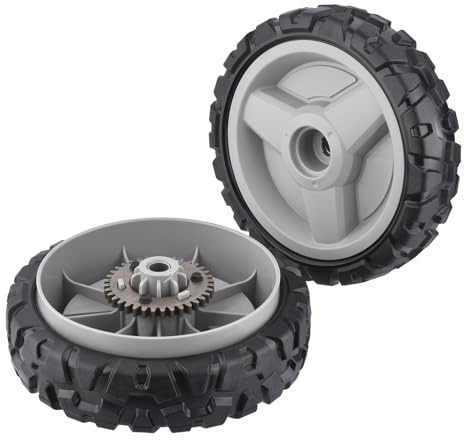 2 Pack Lawnmower Wheel for Husqvarna 580365301 593198101 Compatible with L321AH LC221A HU675AWD HU700AWD HU725AWD HU800AWD for Craftsman GCV-160 Mower
