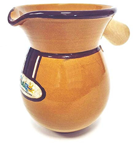 Mancini und Mancini Srl Weinkrug aus Steingut, 1/2 l