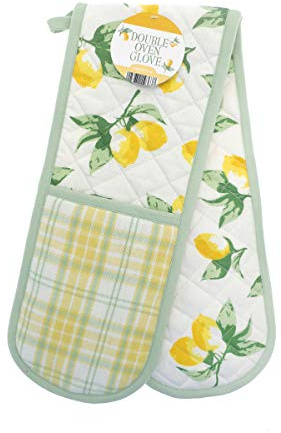 Beamfeature Country Club Lemons Double Oven Gloves (Lemons)