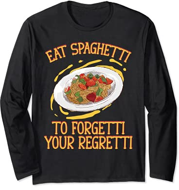 Mangez des spaghettis pour oublier vos boulettes de viande Manche Longue