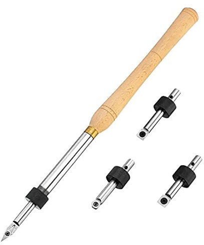 Holzdrehen Hartmetallbestückte Drehwerkzeuge, Abnehmbares Holzdrehwerkzeug Mit Raueren Detailer-Finisher-Hohlwerkzeugen Und Runden Vierkant-Hartmetall-Wendeschneidplatten