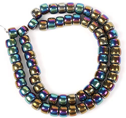 HZLXF1 8 * 6mm Glass Crystal Quartz Beads Loose Spacer Rondelle Beads For Jewelry Marking Diy Bracelet Necklace Accessories (Color : Burgundy, Item Diameter : 8x6mm)