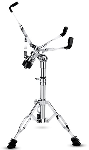 Qezodsx Schlinge Trommel StäNder, Konzert Schlinge Trommel StäNder, Verstellbarer Snare StäNder, Doppelstrebig für 8 14 Trommeln, Stahlzungentrommel