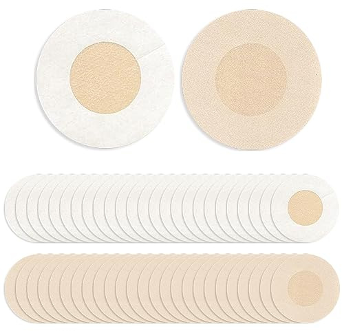 Cache-Tétons, Femme Mamelon Couvre à Usage Unique,Couvre Seins Mamelon Teton Invisible,Jetable Couvre-Sein pour Femmes en Forme Invisibles Auto-adhésif Soutien Gorge pour Robes