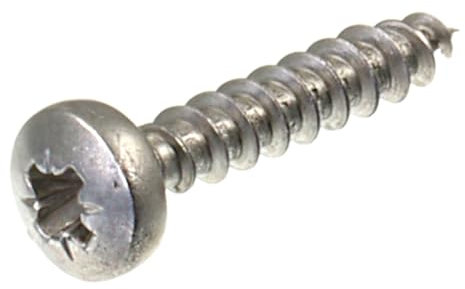 SECCARO Spanplattenschraube Halbrundkopf 3 x 16 mm, Edelstahl V2A VA A2, Holzschraube mit Vollgewinde, Kreuzschlitz/PZ, 500 Stück