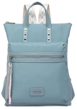 Miss Lulu Damen Frauen Mode Rucksack, Blau