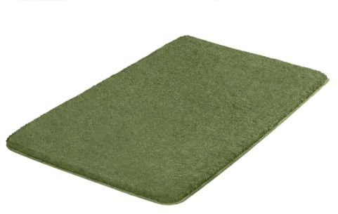 Kleine Wolke Badteppich Meadow Forest 70 x 120 cm | OEKO-TEX zertifiziert, rutschhemmende Unterseite, für Fußbodenheizung, maschinenwaschbar, 100% Polyester