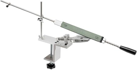 Affilacoltelli professionale, affilacoltelli professionale con angolo fisso, manuale con 6 pietre affilatrici