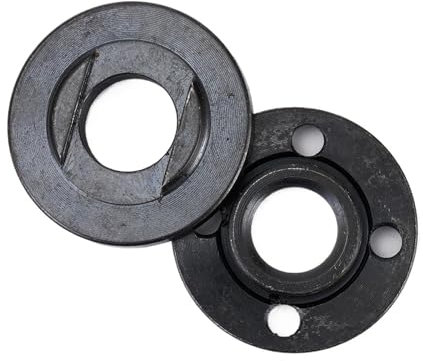 2pc M16 Gewinde Ersatz Winkel Grinder Innen Außen Flansch Mutter-Set Werkzeuge Reinem Eisen Platte Schiene Klemme Winkelschleifer