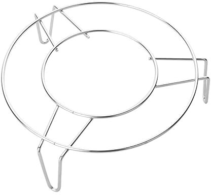 SHOWERORO Stainless Steel Round Steamer Rack for Cooking Tripod Stand for Food Steaming Baking Roasting Compatible with Various Cookware