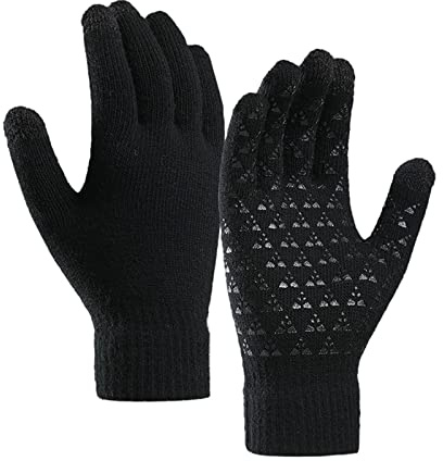 YCBMINGCAN Winter Handschuhe Herren Damen Thermo Winterhandschuhe Touchscreen Warme Rutschfester Strickhandschuhe Softshell Handschuhe für Damen Herren Radfahren Outdoor