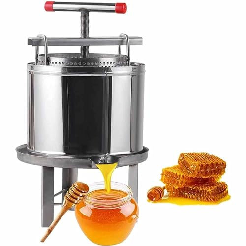 LXWKAI Manuelle Honigpresse, Mehrzweck-Weinpresse mit T-Griff für Zuhause, Kleinunternehmen