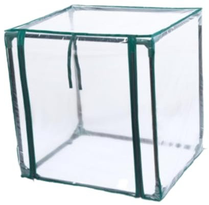Milageto Kit Fai da Te per Mini Serra da Esterno, Copertura antigelo Multiuso Portatile con Porta con Cerniera per Balcone, Copertura Antipioggia