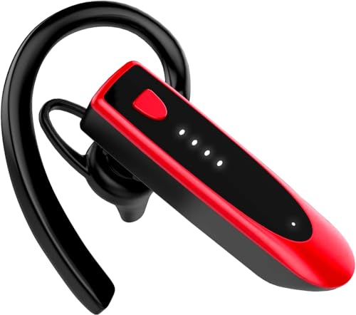 Atheewon handsfree Bluetooth-headset V5.4 med dubbel mikrofon, brusreducering ENC och CVC8.0, 25H samtal