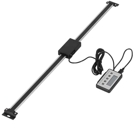 Hztyyier LCD Digital Linear Cala für Turn -up -Benutzermaschinen, Aluminiumlegierung mit Einer Starken Magnetkraft für Workshop Anwendungen (0-500mm)