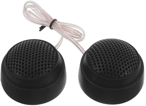 Anneome Tweeter a Cupola per Autoradio 1 Coppia, Altoparlante Piezoelettrico Interno Auto 300w, Unità Audio Veicolare per Aggiornamento Impianto Stereo