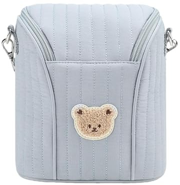 Kids Bottle Cooler Bag Portable Insulated Cute with Handle | Kids Bottle Carrier Milk Storage Bag for Breastmilk Food Transport Insulation Daily Daycare Stroller Outdoor