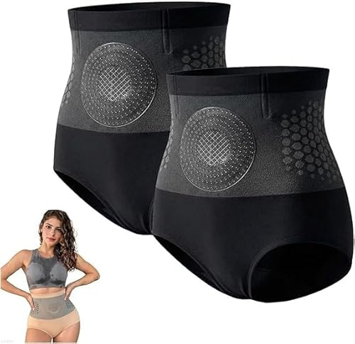 Genérico Pantalones Cortos Termogénicos para Esculpir Quemagrasas Pantalones Cortos Reductores 4 En 1 de Micropartículas Sculpting Shorts Moldeadores de Cuerpo con Control de Barriga de Cintura Alta