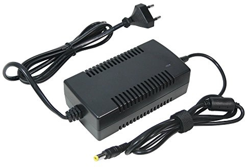 Trade-Shop Netzteil Ladegerät Ladekabel 42V 2A für 36V Akkus mit 5,5mm x 2,1mm Rundstecker für E-Bike Elektrofahrrad Pedelec Elektro Fahrrad Akkus zum Aufladen