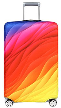 Comfysail Elastisch Reise Kofferhülle Kofferschutzhülle Koffer Schutzhülle mit Reißverschluss Luggage Cover für 18-32 Zoll Koffer