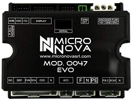 Easyricambi Unité de commande MICRONOVA O047 Evo C02 pour poêles à granulés air et hydro
