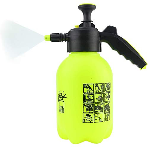 Sunnyglade Pulverizador de Mano para jardín, Bomba de presión portátil, Boquilla Ajustable, pulverizador de Agua Manual, 1/2 galón