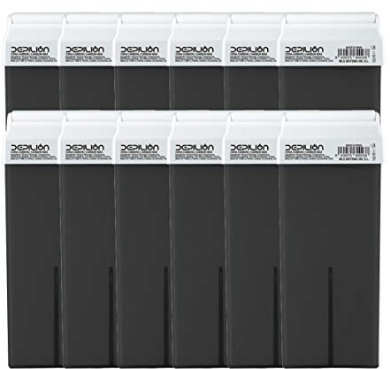 Cera depilatoria Roll On 12 x cartuchos de 100ml Carbon Activo - Roll-on Cera para depilación