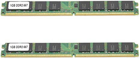 Memoria DDR2 da 2 pezzi, modulo di memoria DDR2 da 1 GB a 667 Mhz 240 pin, progettato per computer desktop PC2-5300, modulo di memoria a 16 particelle a doppia faccia completamente compatibile