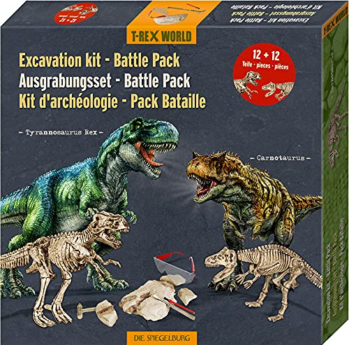 Die Spiegelburg - Kit d'excavation Battle Pack - T-Rex + Carnotaurus, T-Rex World, 17554