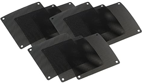 KOMBIUDA 10stücke PVC-Abdeckung Für Gehäuselüfter Quadratisch Filter Mit Feinen Belüftungslöchern Schützt Computer Vor Staub Geeignet Für Heimcomputer Und Elektronikprodukte Langlebig
