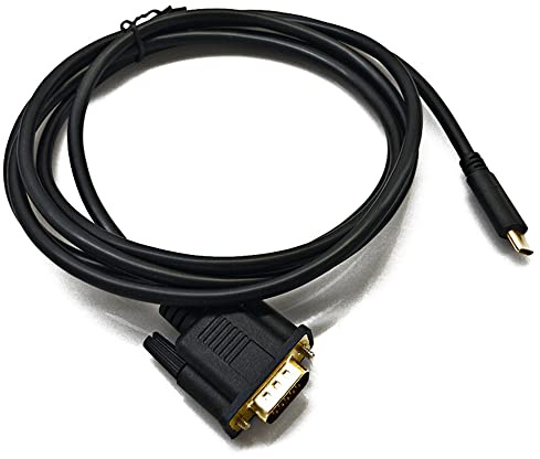 Ervic USB C auf VGA Kabel 5,9 Fuß/1,8 M, USB Typ C auf VGA Kabel, Geeignet für USB 3.1 GeräTe - Geeignet für Usw.