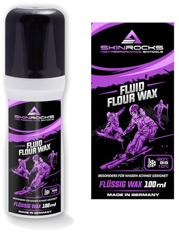 SkinRocks Cera fluorada fluorada universal para esquís