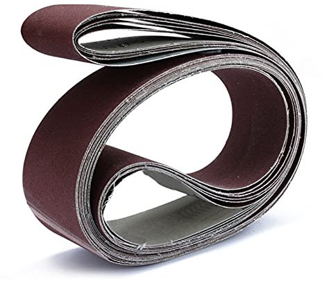 BULINO Nastro abrasivo, Nastro for lucidatura in Carta vetrata, 6 Pezzi/Set 2x72 Nastri abrasivi abrasivi, Confezione da in Carta vetrata