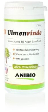 Anibio Ulmenrinde 110g | bei Magenübersäuerung | Grass fressen | Sodbrennen | zur Unterstützung des Magen - Darm - Trakt | Übersäuerung Hund