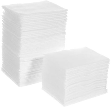 SKISUNO 240 Pezzi Di Cotone Con Impacchi Umidi Salviette Esfolianti In Cotone Per Il Trucco Dischetti Rettangolari In Rettangolari Dischetti Struccanti In Dischetti Di