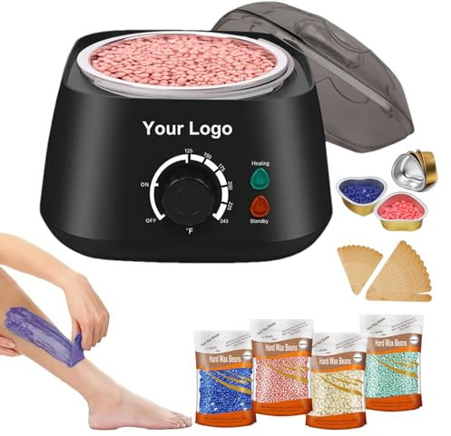 Hugsweet Waxing Kit for Women | Hard Wax Melt Warmer Kit - Hot Wax Pot for Hair Removal for Women & Men, Wax Machine with Accessories, Beauty Machine