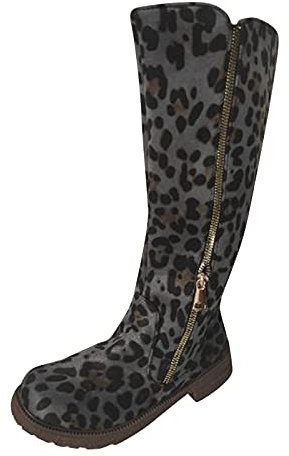 CXKOLD Stivali Donna Gambale Curvy Stivaletti Donna Stivaletti Tacco 12 Stivaletto Invernale Tacco Alto Plateau Stivali con Alto Texani