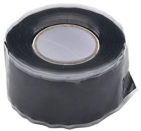 VENCENTE Self-fusing Silicone Tape,Self-Adhesive Waterproof Tape | Silicone Rubber Tape High-pressure Resistance and Insulating Tape for Automobiles Pipes Ship Hoses, 1 Inch x 5 Ft