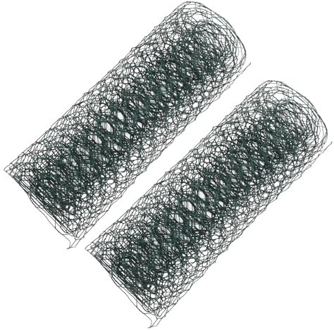 Kisangel 2 Rollos Arreglos De Malla De Gallinero De Hierro Malla De Gallinero para Jardinería Accesorios para Arreglos Casa