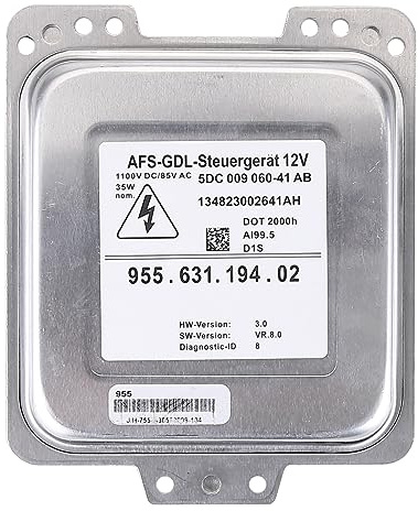 Asudaro HID Xenon Ballast Vorschaltgerät - D1S Xenon Scheinwerfersteuergerät 5DC00928500 AFS-GDL Xenon Steuergerät Vorschaltgerät Modul 5DC 009 285 00 Ersatz Kompatibel mitCayenne 2007-2010