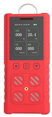 Nsssunnre DR850 4 in 1 Portable Multi Gas Detector IP65 Waterproof Gas Leak Meter for O2 / CO / H2S / Comb