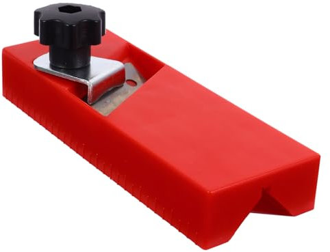 SHINEOFI Herramienta De Planificación Manual Para Carpintería 45 Grados Rojo Cuchillas Afiladas y Duraderas, Cepillado y Recorte De Madera, Tamaño Compacto Para Bricolaje