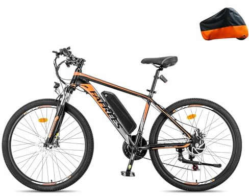 Fafrees 26 Hailong-One Electric Bike, 26 Electric Bicycle, 36V 13.5Ah Removable Battery, Power Assist 40-80km, 15.5mph, 250W 21-Speed E-Mountainbike for Unisex Adults