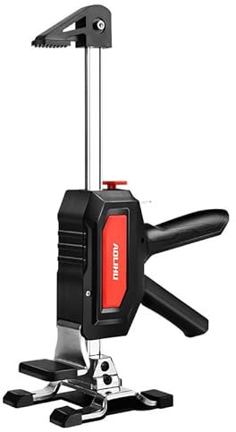 Guolich 2 Pièces Lève-plaques,Système de Nivellement des Carreaux Outil,Réglable Deplace Meuble,Avec échelle Pour Les Sols,les Fenêtres et les Armoires-Capacité Jusqu'à 400kg/880lbs-Height:38