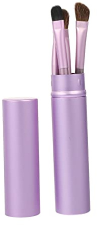 VICASKY 5 Stück Teiliges Lidschatten Pinselset aus Ziegenhaar Professionelles Make Up Werkzeug zum Verblenden Tragbar und Leicht für Präzise Make Up Anwendungen Farbe