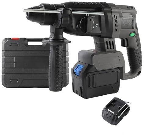 Trapano a percussione elettrico a batteria da 18 V, 26 mm, martello elettrico, piccone elettrico rotante multifunzionale