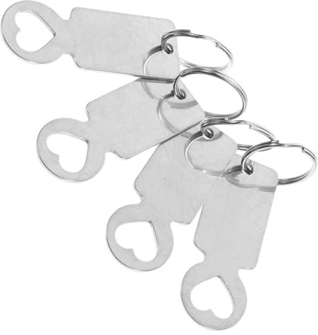 OSALADI 4piezas Fichas Carrito Removedor Portátil Llave Acero Inoxidable Suministro