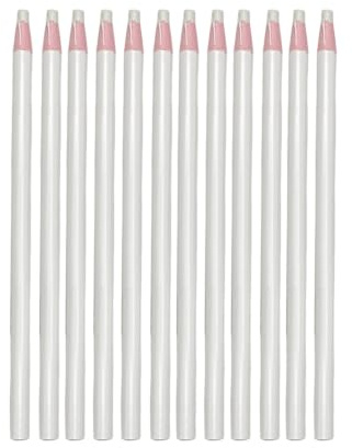 Pack of 12 Janrax White Chinagraph Pencils by Janrax - Peel Off China Markers