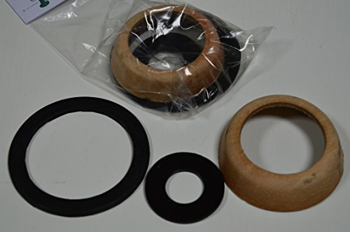 2 X Puteus Dichtungsset 19407-E für Schwengelpumpe Gartenpumpe Handpumpe, • 1 Set besteht aus je 1X Kolbenmanschette, Flansch- und Nasenstechventildichtung